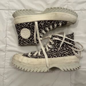 Converse Women's purple and green Patterned High-Tops